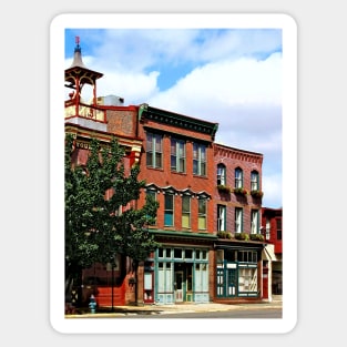 Burlington NJ - Street in Historic District Sticker